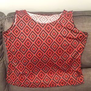 Geometric dress tank